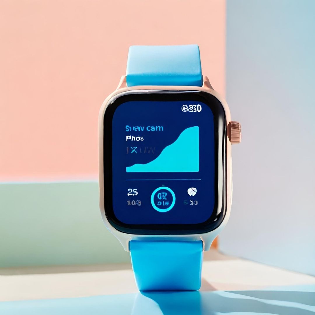 Sleek Smartwatch with Vibrant Display, view 2