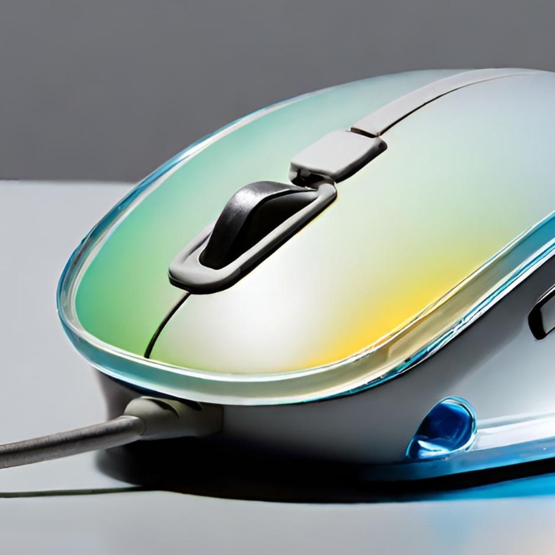 Sleek Wireless Computer Mouse, view 3
